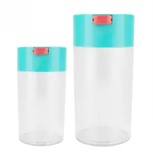 Новая пластиковая вакуумная герметичная банка для хранения пищевых контейнеров для кофейных зерен, чая и сухих товаров вакуумная герметичная банка для хранения новая