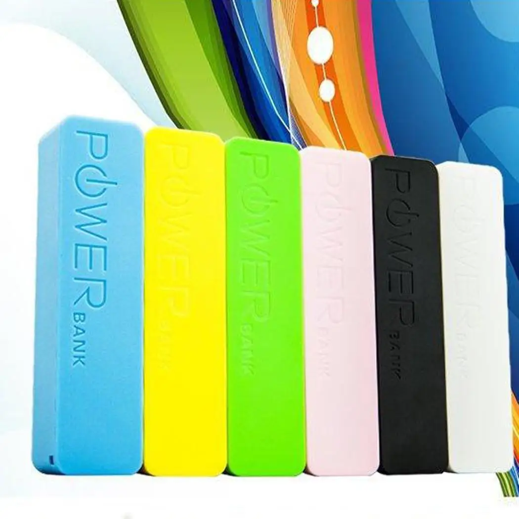

Power Bank Case(Not Include Battery) Portable Battery External Backup Battery Charger Power Bank Case 9.6 x 2.4 x 2.2cm