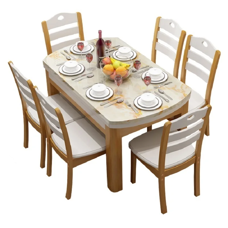 Masa Sandalye Dinning Tavolo Da Pranzo Eet Set Juego De Tafel Escrivaninha Retro Wooden Tablo Comedor Desk Mesa Dining Table