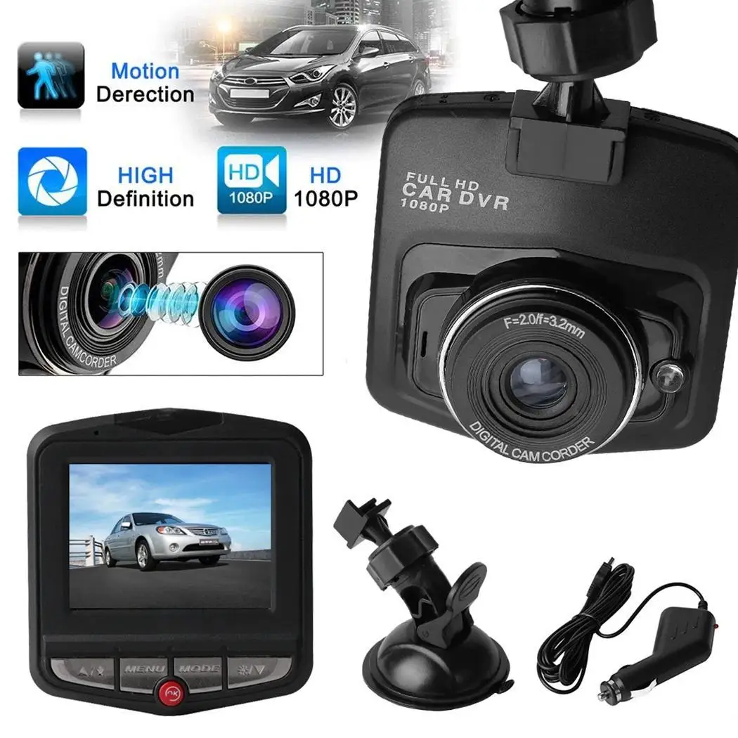 

WOOKRAYS 2.4" Mini Car Video Recorder Camera Dashcam Full HD1080P Car DVR Night Vision Camera Registrars 170 Wide Angle Dash Cam