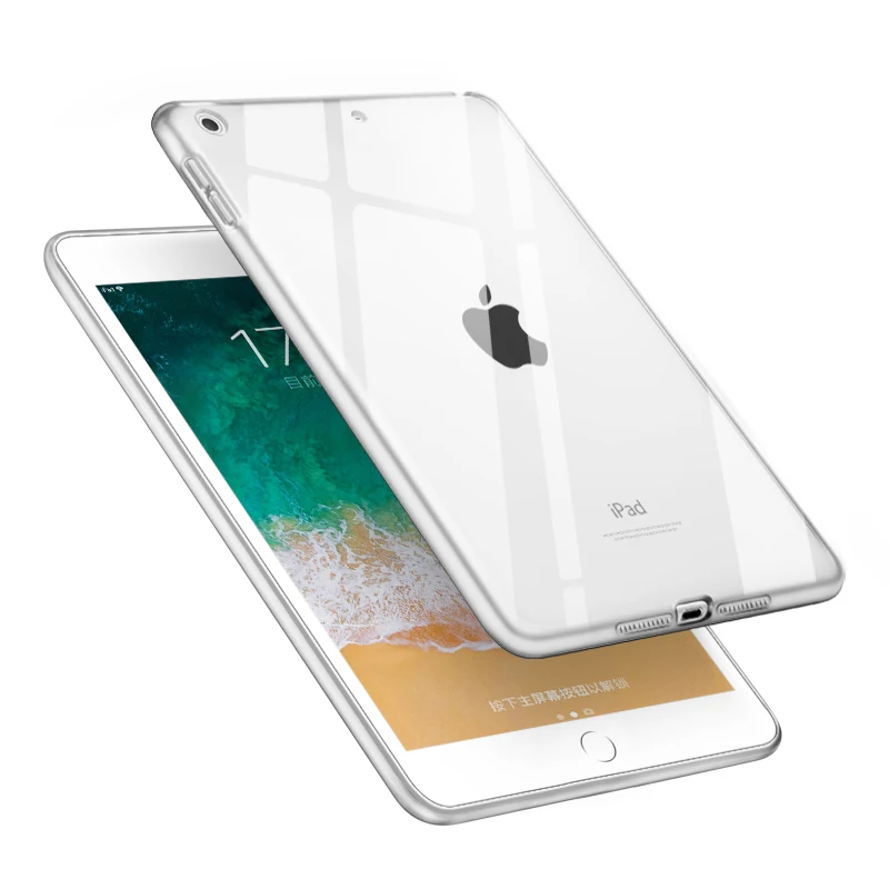 

Case For iPad Mini 5 2019 Case TPU Clear Transparent Silicone Gradient Color Cover For IPad Mini5 Case