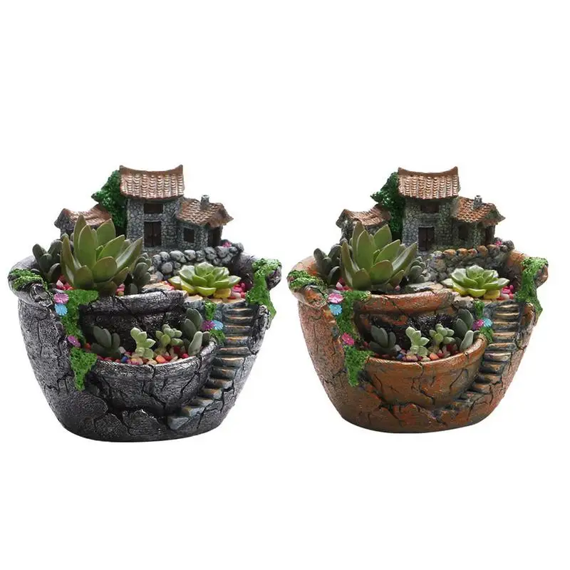 

Creative Shaped Plant Pot Home Decoration Breathable Succulent Vase Flower Pots Container New Reliable Quality Flower Pots