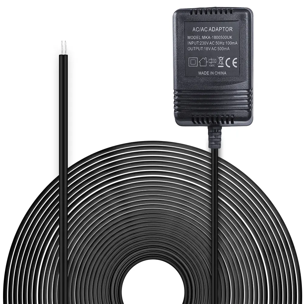 

Power Supply Adapter for Ring Video Doorbell Pro,for Ring Video Doorbell,for Ring Video Doorbell 2,for Nest hello,6M Cable,Black