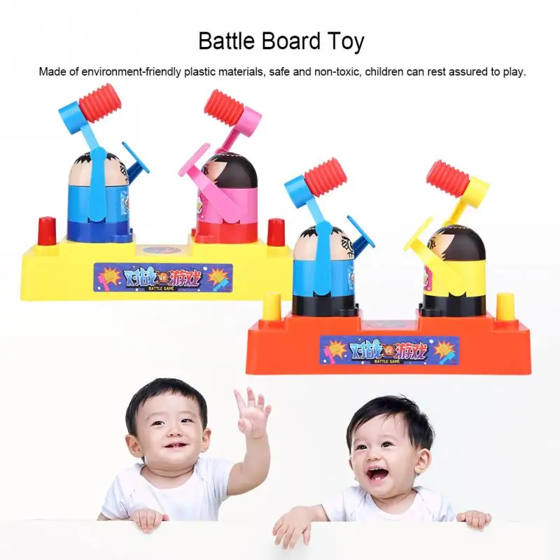 Пластиковая детская двойная Боевая настольная игра, игрушка для снятия стресса, интерактивные игры, молоток, скрывающая игра для детской вечеринки, новинка, подарок