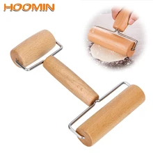 HOOMIN помадка торт тесто ролик антипригарный Н-образный Скалка деревянные инструменты для приготовления пищи приспособления кухонные аксессуары