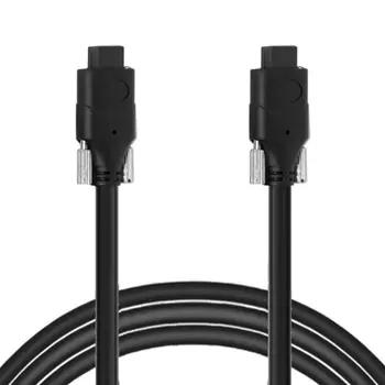 

Firewire 800 IEEE1394 ilink 9Pin Plug to 9Pin Cable Screw Type Mount for Camera 1.0m 1.8m Black