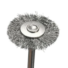 20 шт. металлические ротационные щетки колеса провода для шлифовальный станок инструмент из нержавеющей стали проволоки абразивные колеса полировки шлифовальный бр
