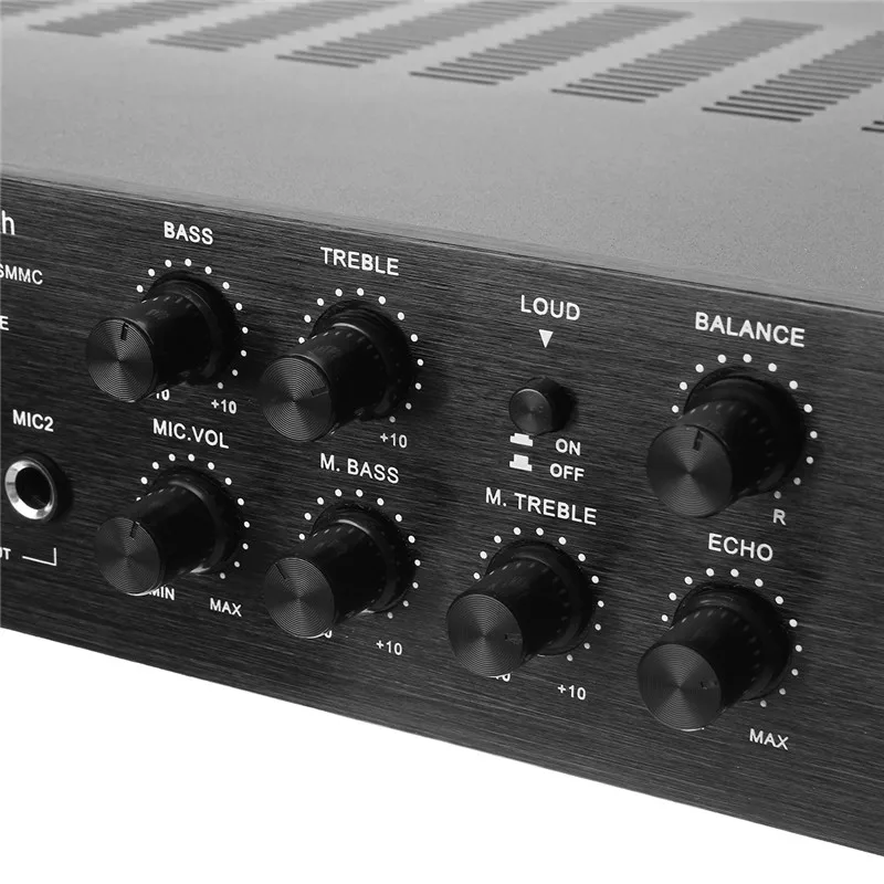 1120 Вт bluetooth Hi Fi усилитель мощности стерео домашний караоке кинотеатр +