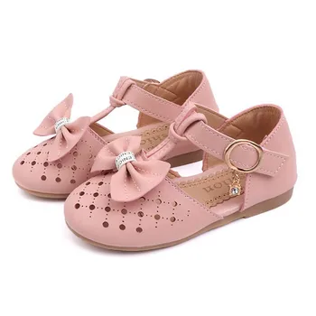 

2019 latest children's shoes summer fashion sweet children's sandals girls baby baby breathable bow beach shoes
