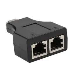 30 m HDMI Двойной RJ45 CAT5E CAT6 UTP LAN Ethernet hdmi-удлинитель, Ретранслятор адаптер 1080 P для HDTV HDPC Cat 5e/6