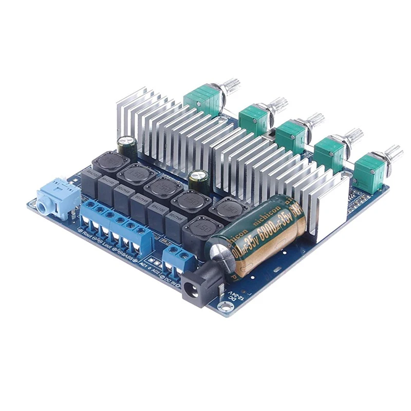 TPA3116 Bluetooth усилитель TPA3116D2 2 1 сабвуфер цифровой аудио Плата 2*50 Вт + 100 бас HIFI для