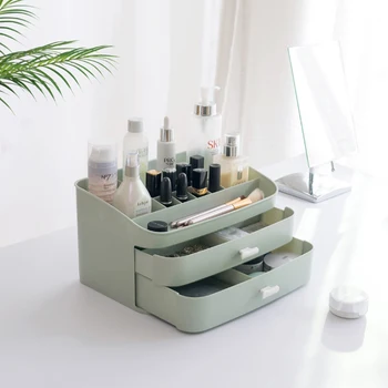 

Cosmetics Storage Box Multifunctional Practical Multi-capacity Multi-drawer Simple Desktop Organizer Storage Household items hot