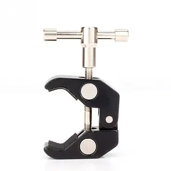 

1Pc Camera Magic Arm Metal Crab Pliers Clamp Mini Super Clip For DSLR Rig LCD Monitor Studio Light Camera Aluminum Alloy