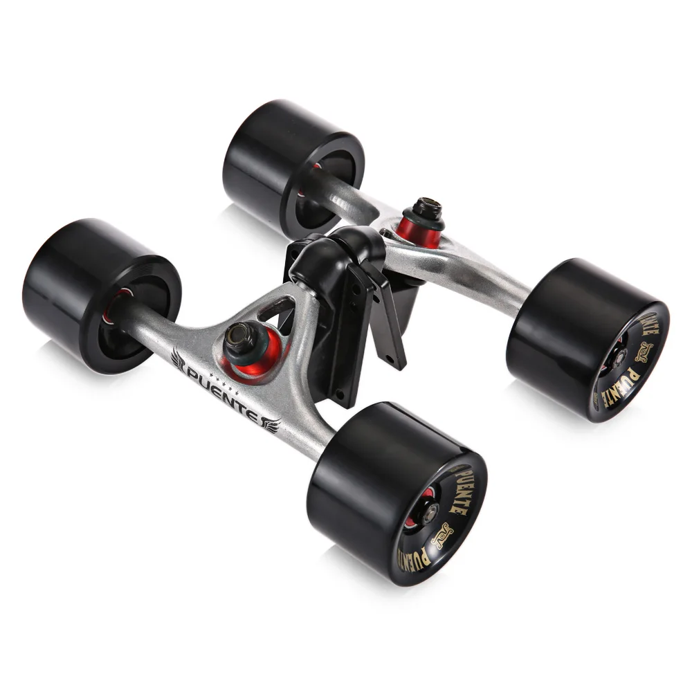 Kopen Goedkoop PUENTE 2 Stks set Skateboard Truck Met 4 Wielen Riser