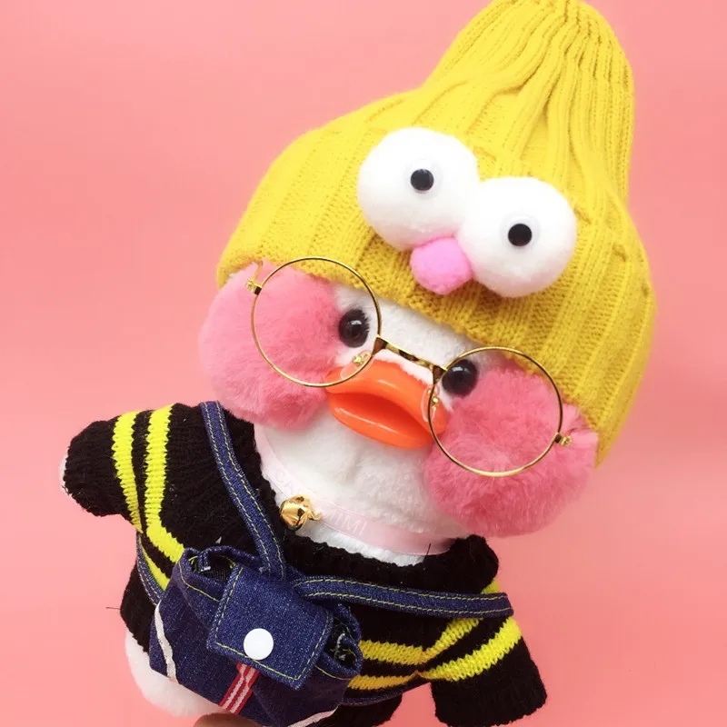 

Trill Toys Glass Uric Acid Small Yellow Duck Stuffed Toys Catch Machine A Doll Ins Network Red Duck Doll Birthday Gift