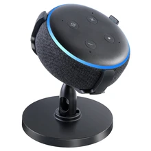 SOONHUA 360 Градусов Динамик поворотный стол держатель Регулируемая подставка кронштейн крепление для Echo Dot 3-го поколения