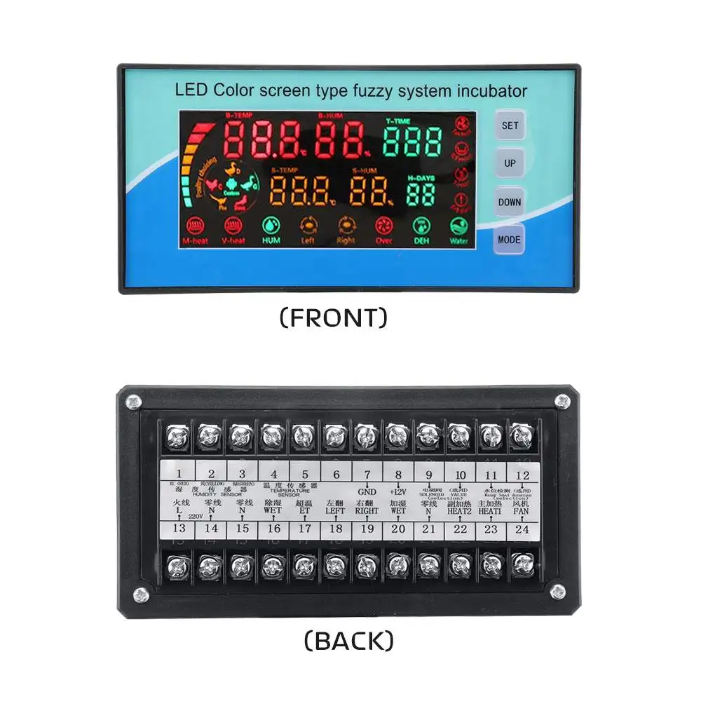 220V Digital LED Eggs Incubator Temperature Controller Thermostat With 2 Sensor Cable for Auto Eggs Hatching Machine 220V Digital LED Eggs Incubator Temperature Controller Thermostat With 2 Sensor Cable for Auto Eggs Hatching Machine