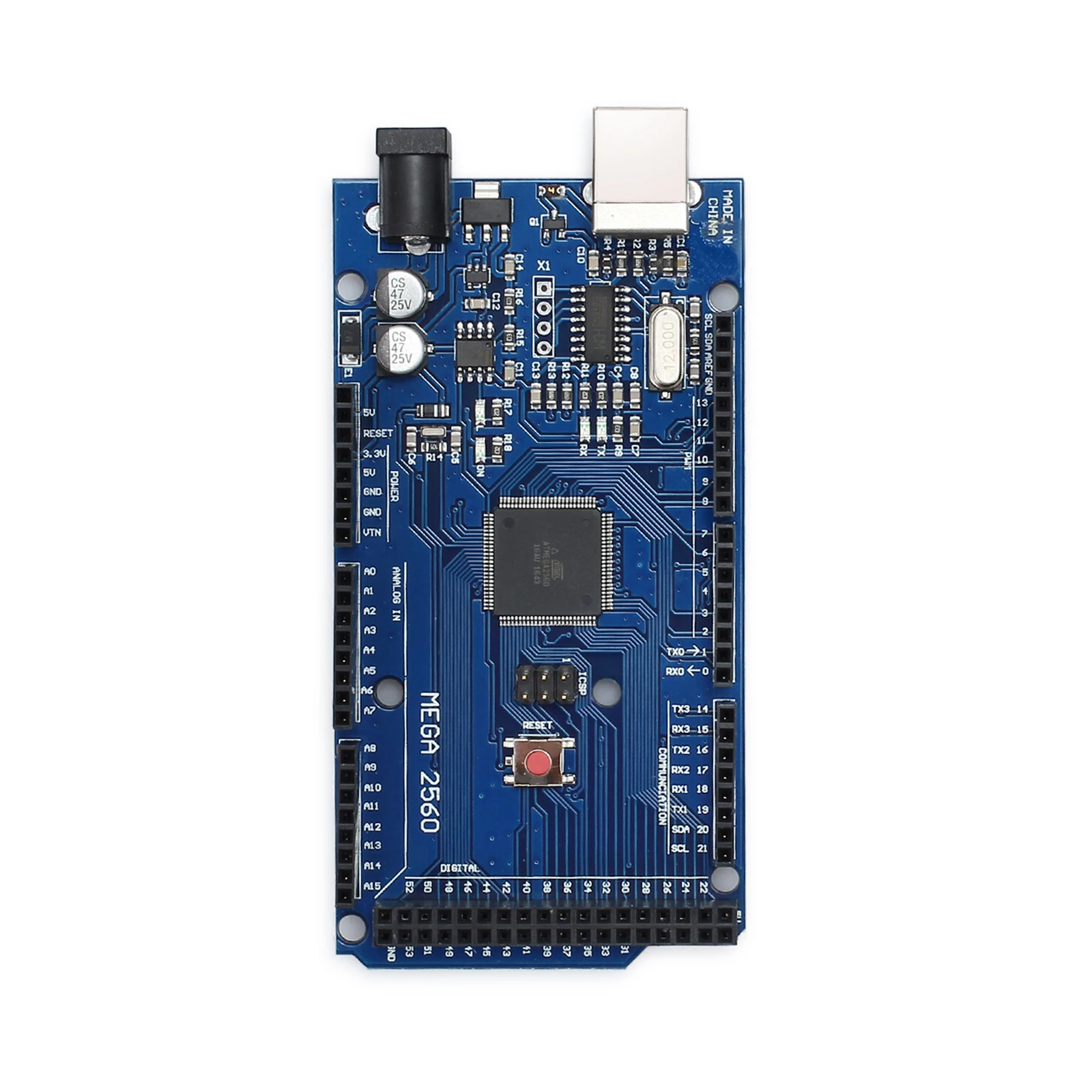 Плата совместимая Neoteck Arduino Mega 2560 R3 ATmega328P CH340G + USB кабель 54 Цифровые контакты