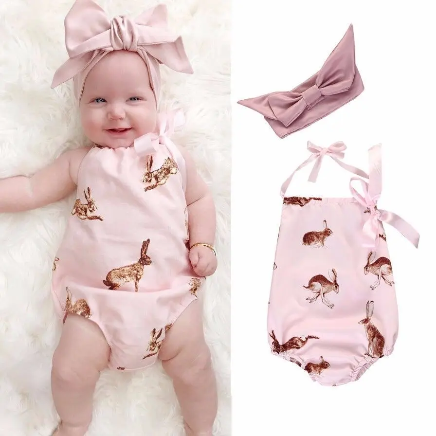 

Baby Bodysuits Summer Newborn Girls Clothing Baby Climbing Suit Baby Bunny Bodysuits Baby Girl Clothes Body Suit 0-24M