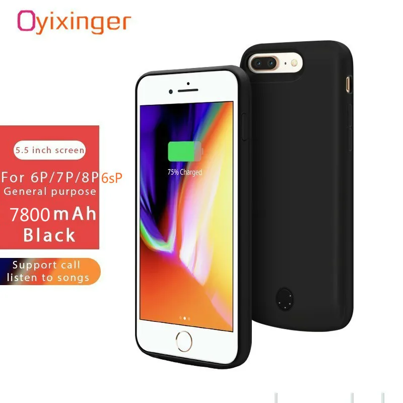 

OYIXINGER Battery Case For Iphone 6 6s X Xs 7 8 Plus Power Bank Cases Supports Charging Audio Calls And Listening To Music
