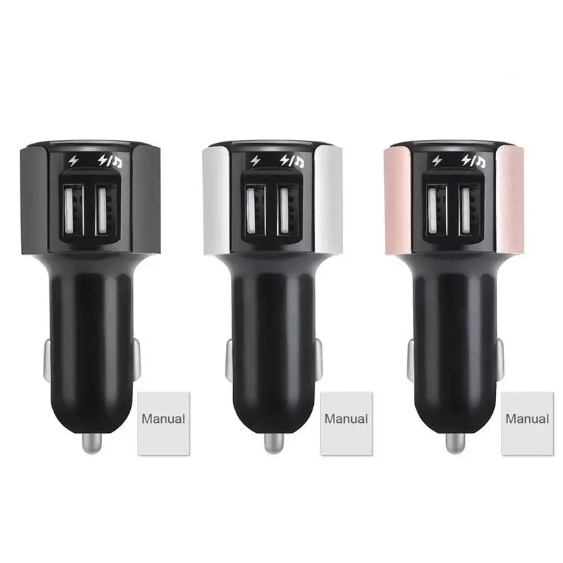 

Bluetooth Car Kit FM Transmitter Wireless Radio Adapter USB Charger MP3 Playercai Car Bluetooth Handsfree Call