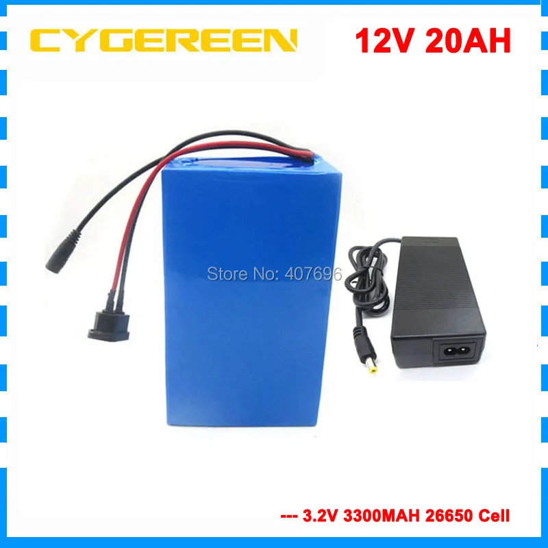 

5PCS Wholesale 12v 20ah lifepo4 battery 12V 350W 20000MAH battery 12V LFP ebike UPS battery with 30A BMS 14.6V 3A Charger