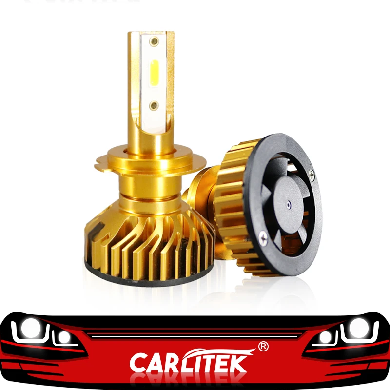 

CARLite 2Pcs H7 Light Bulbs for Cars 12V 24V 6000K Led Car Headlights H7 Lamps 10000LM 60W Fog Lights Auto motorcycle Headlamp