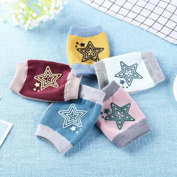 

1 Pair Baby Crawling Pad Leg Protect Baby Knee Pads Anti Slip Knees Pad Non-Slip Warm Thickening Socks Sheathed