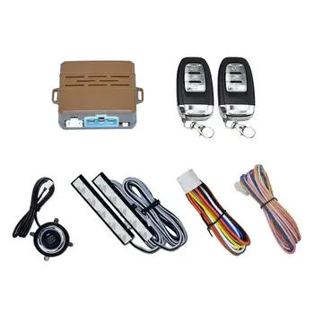

2018 Car Alarm+Remote Starter System+Smart Key +Keyless Entry System+start button+2 Button Remotes DC 12 V