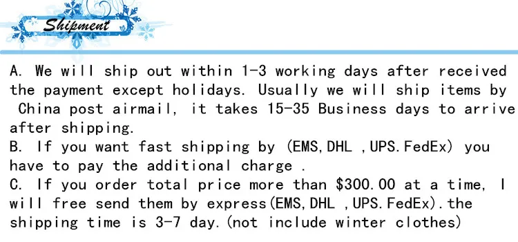 shipment