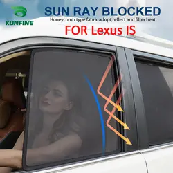 4 шт./компл. Магнитная автомобиля сбоку оконные шторы сетки тенты слепой для Lexus IS окна Curtian черный