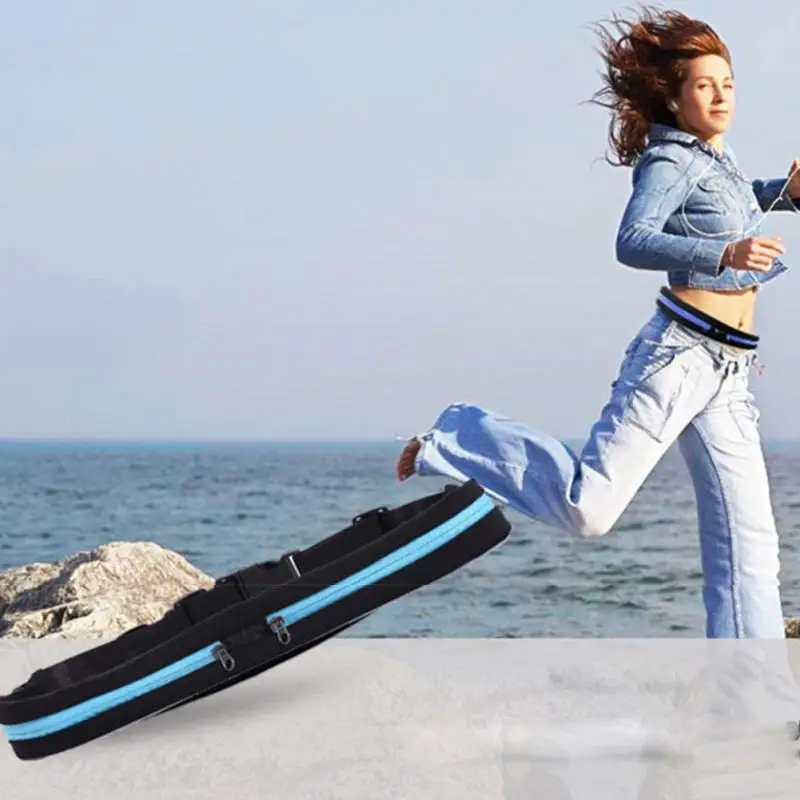 Running Travel Waist Pocket Jogging Sports Portable Waterproof Cycling Bum Outdoor Money Phone anti-theft Pack Belt Sport Bag