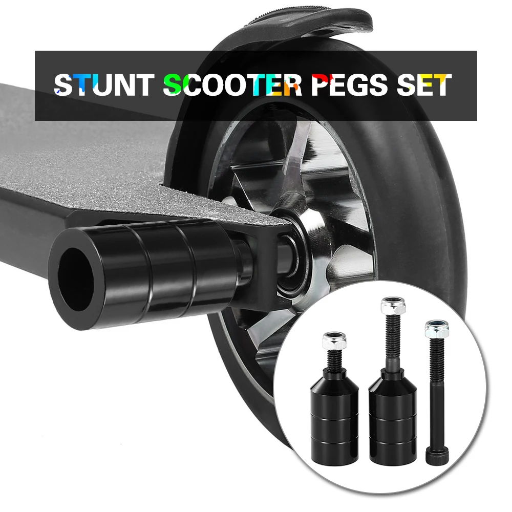 Buy Stunt Scooter Pegs Set with Hardened Axle Bolts