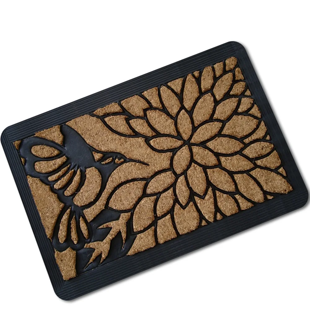 

WELCOME quality 5d Printed dust pet paws clean Rubber Doormat kitchen floor hallway mat for entrance indoor carpet anti-slip rug