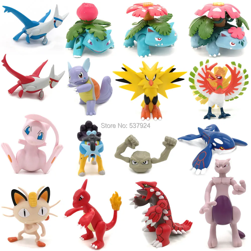 Экшн фигурка из ПВХ Charizard Ho Oh Latias Meowth Raikou Venusaur Ivysaur Kyogre Zapdos 2 4 7 &quot5 12 см|Игровые