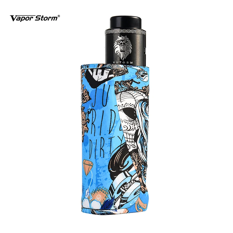 Vapor Storm ECO Pro 80w RDA Electronic Cigarette Starter Kit Graffiti OLED Screen Without 18650 Battery Vape Mod Lion RDA Kits Vapor Storm ECO Pro 80w RDA Electronic Cigarette Starter Kit Graffiti OLED Screen Without 18650 Battery Vape Mod Lion RDA Kits