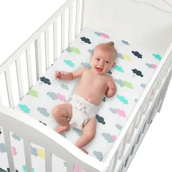 

Kidlove Cartoon Printing Cotton Crib Sheet for Kids Infant Baby Kindergarten Use
