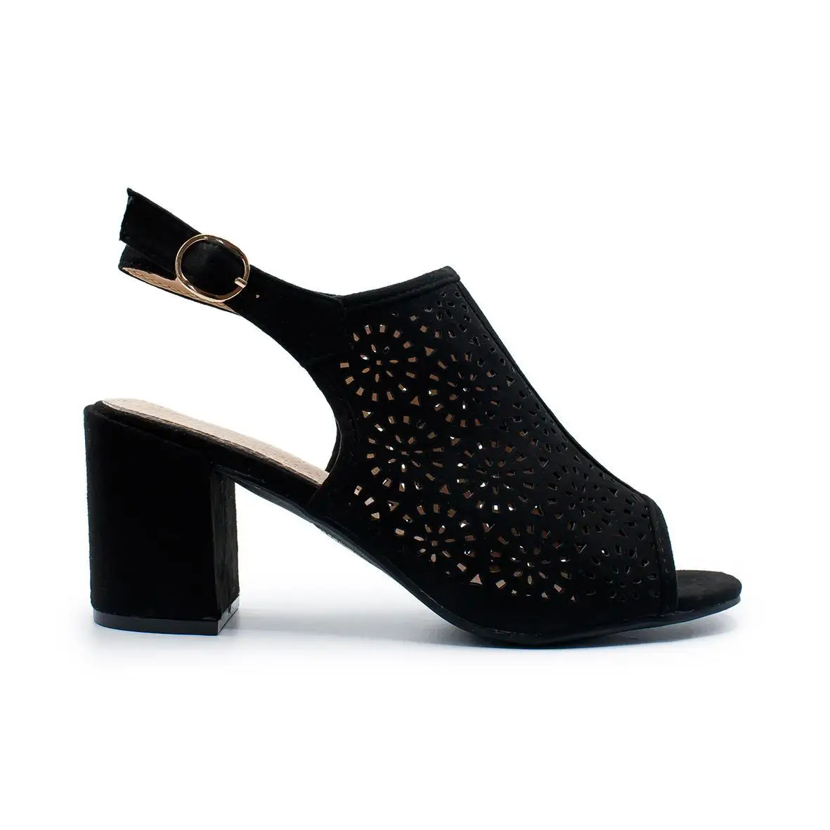 ZAPSHOP-WOMAN-SYNTHETIC-HEEL сандалии-сабо с открытым носком высечки | Обувь
