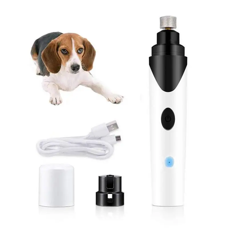 Electric Painless Pet Nail Trimmer Upgraded Manicure Grinder USB