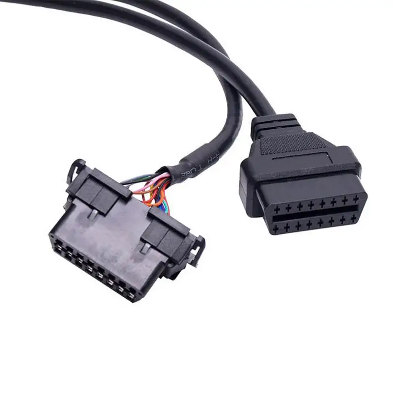 OBD2 удлинитель разветвитель 60 см OBD разъем с перегородкой для Kia и Mazda