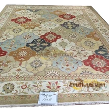 Один экспорт турецкие ковры ручной работы OUSHAK Ozarks Чистая шерсть ковер XP34 12x15gc47zieyg28