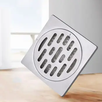 

Stainless Steel Bathroom Odor Floor Drain Bathroom Washing Machine Large Flow Thickening Floor Drain