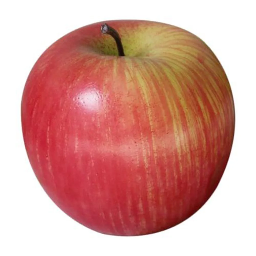 10pcs Set Large Artificial Fake Red Green Apple Fruits Kitchen