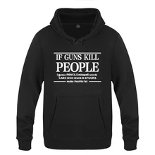 Если guns Kill People-Pencils Misspell Words Смешные Толстовки мужские мужские пуловеры флисовые толстовки с капюшоном