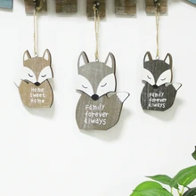 Новинка! Креативные деревянные таблички с белкой, таблички, домашнее украшение на дверь, настенная подвесная тарелка для детской комнаты, домашний декор, деревянные изделия с животными