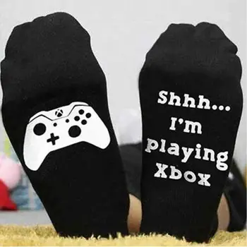 

Unisex Man Women Socks DO NOT DISTURB/ I'M PLAYING Game Gift Xmas Warm Socks Casual Socks
