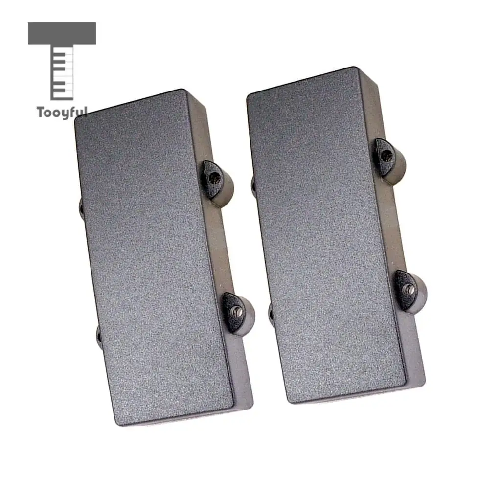 Черная Герметичная крышка Humbucker для 4 струнной бас гитары 2 шт.|Детали и аксессуары