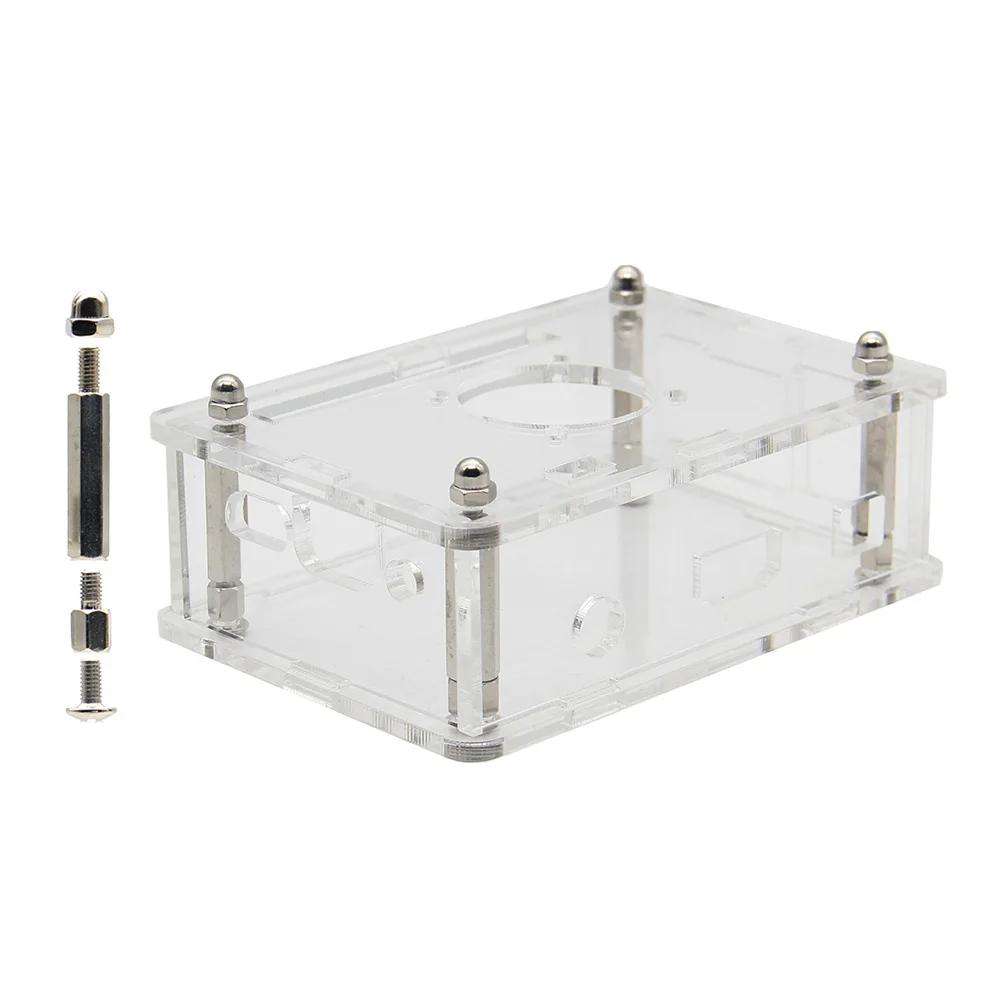 

Acrylic Case for Orange Pi PC/PC2/PC Plus, Transparent Enclosure Protective Shell Box for Orange Pi PC/PC2/PC Plus