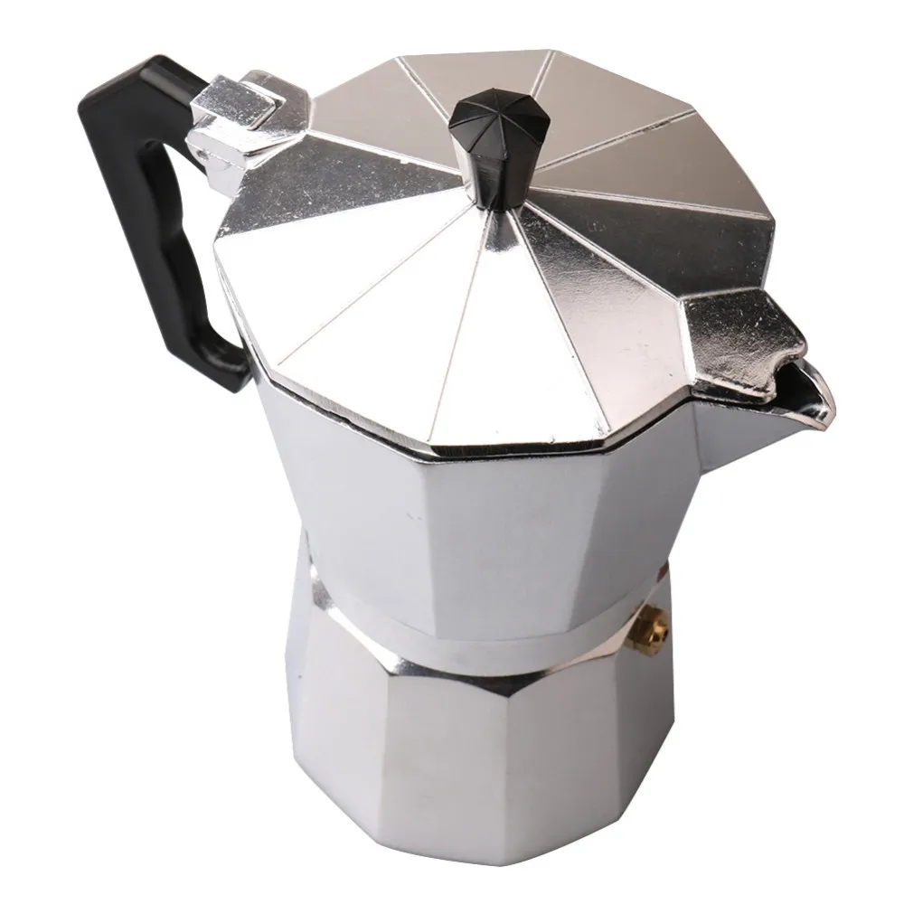 Горячая продажа Moka Эспрессо кофеварка машина/Glantop алюминий 6Cup итальянская Плита