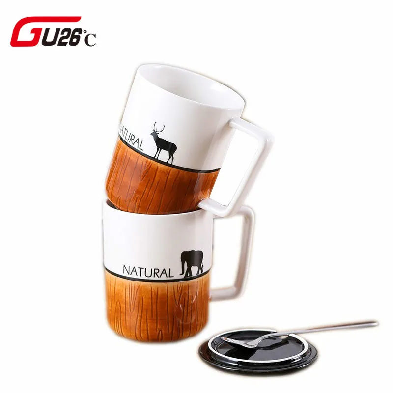 

Northern Europe Ceramic Coffee Mug Milk Cup Drinkware Starry Sky Pattern Teacup Simple And Creative Mugs